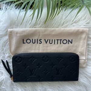Louis Vuitton Clemence Wallet (Empriente Leather)